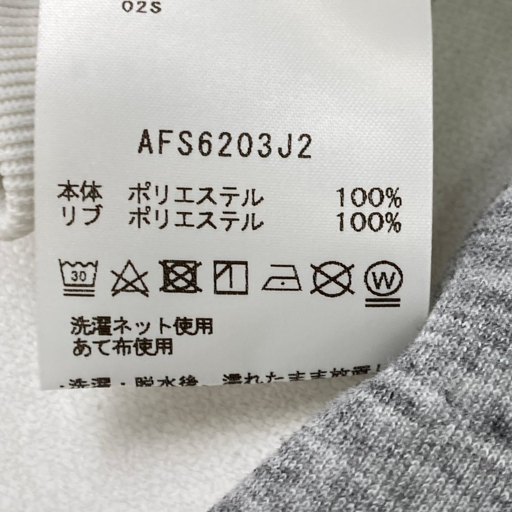 サイズ：M AND PER SE アンパスィ プルオーバーパーカー グレー系