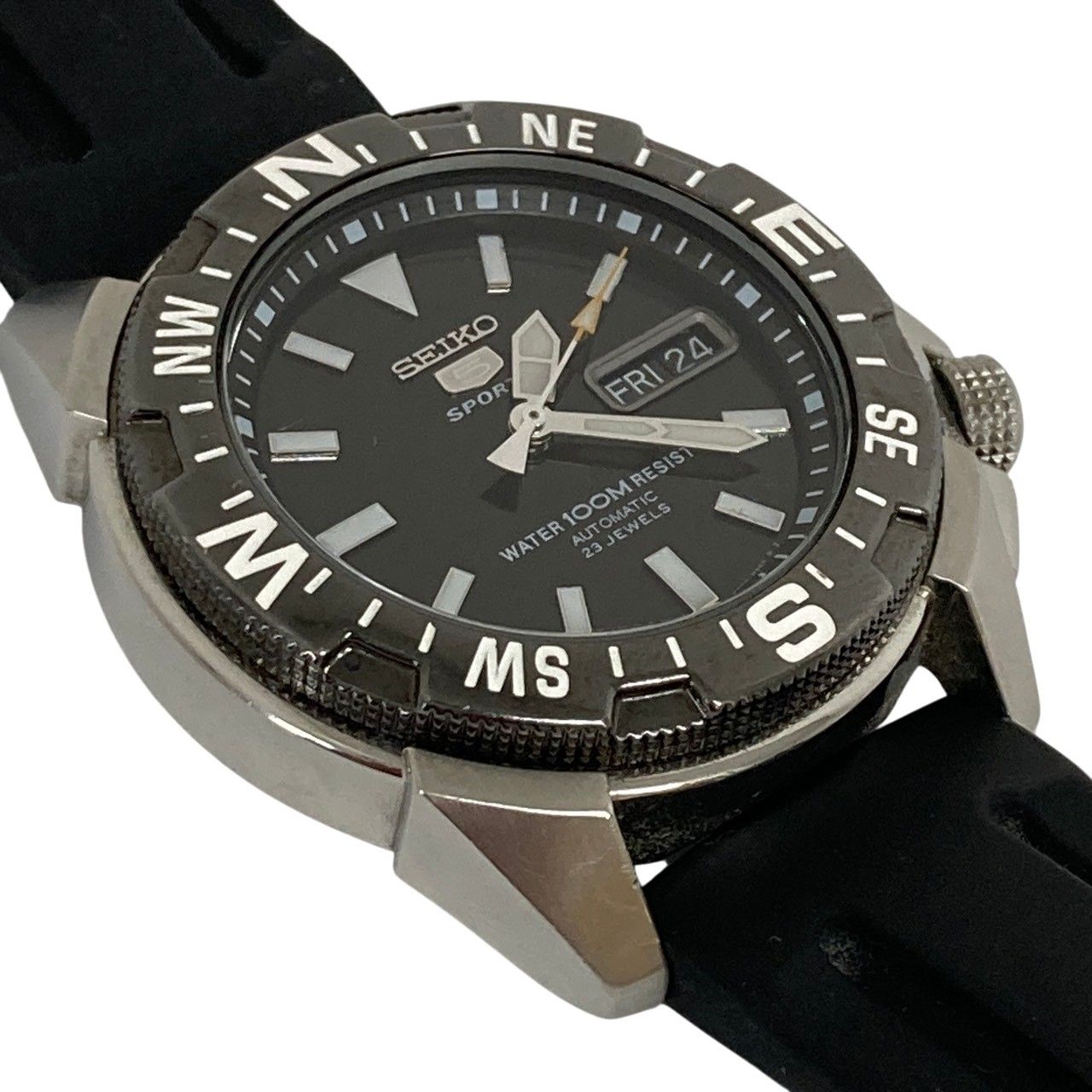 SEIKO 5 SPORTS/セイコー/5/スポーツ/ダイバン/自動巻/7S36-02P0/稼働品/ベルト社外製/メンズ/腕時計/RS1051 SEIKO 5 SPORTS/セイコー/5/スポーツ/ダイバン/自動巻/7S36-02P0/稼働