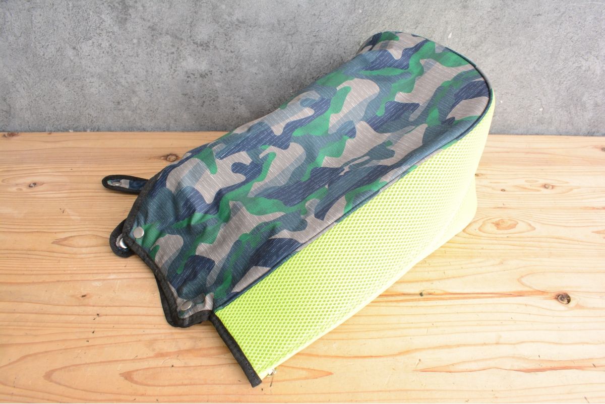 Riviera リビエラ ゴルフ キャディーバッグ 迷彩 RCB-181 美品 ヘッドカバー付】リビエラ Riviera RCB-181 GREEN迷彩 スタンド式