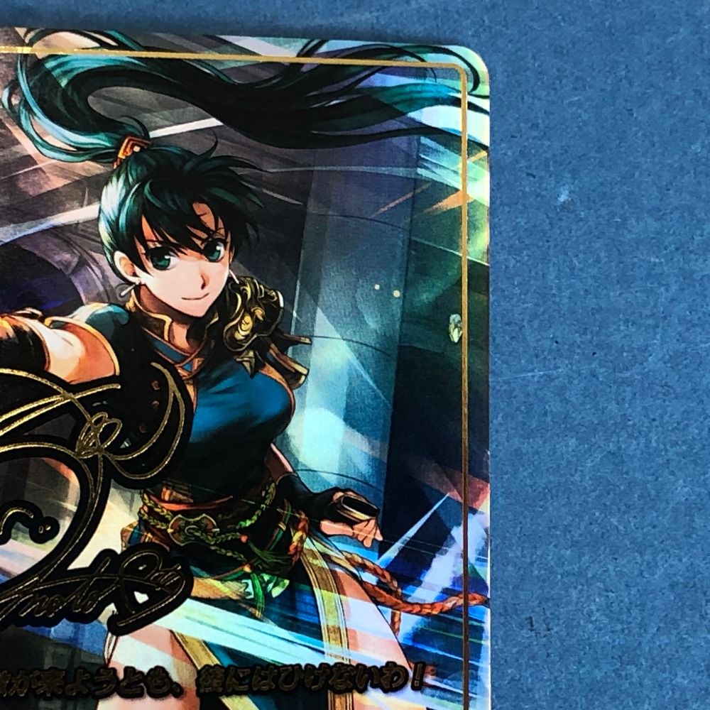ファイアーエムブレム0 サイファ 最安値! リン　SR＋ サインカード 02w23367 ファイアーエムブレム サイファ 空と大地の剣士 リン サイン