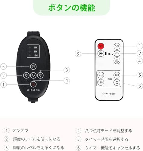 Esbaybulbs 植物育成ライト 8本セット 暖色系 384個LEDチップ フル