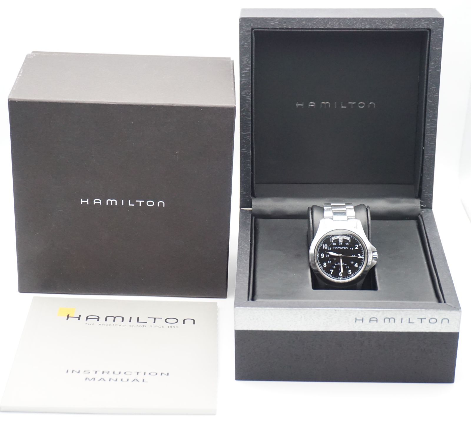 Hamilton ハミルトン ケースサイズ：約40mm箱 保証書付 Hamilton ハミルトン ケースサイズ：約40mm箱 保証書付