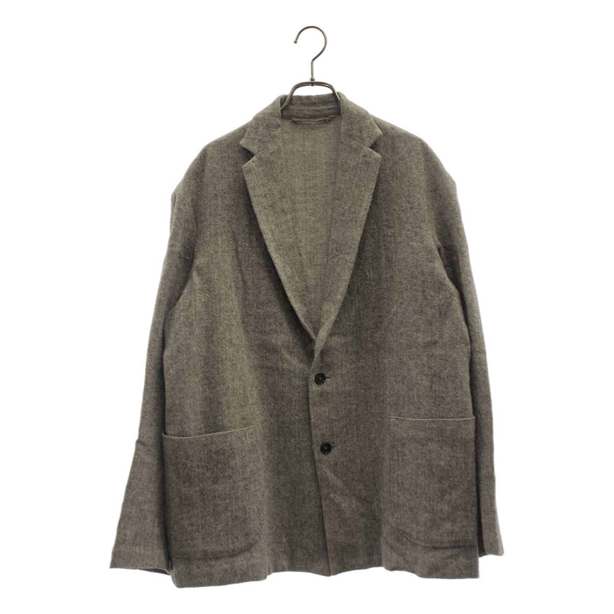 MAATEE&SONSカシミヤリネンヘリンボーンジャケットマーティーアンドサンズ MAATEE&SONS / マーティー&サンズ | カシミヤ リネン ヘリンボーン