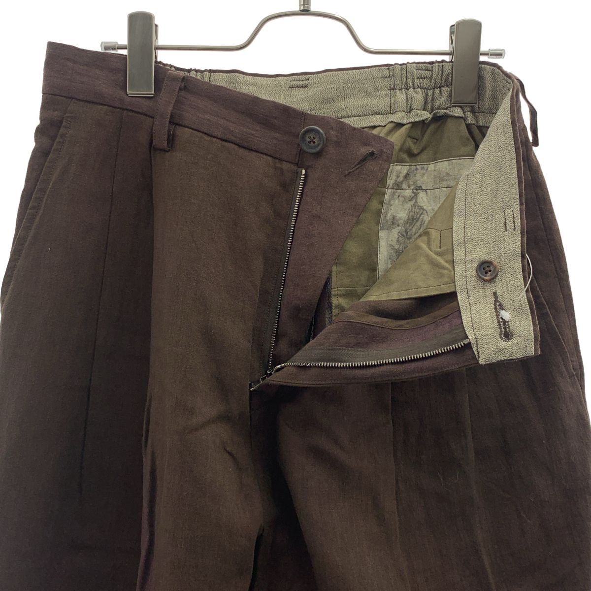 ZIGGY CHEN ジギーチェン　パンツ 46 美品】 ziggy chen / ジギーチェン | 2025SS | Front Pleats Tapered