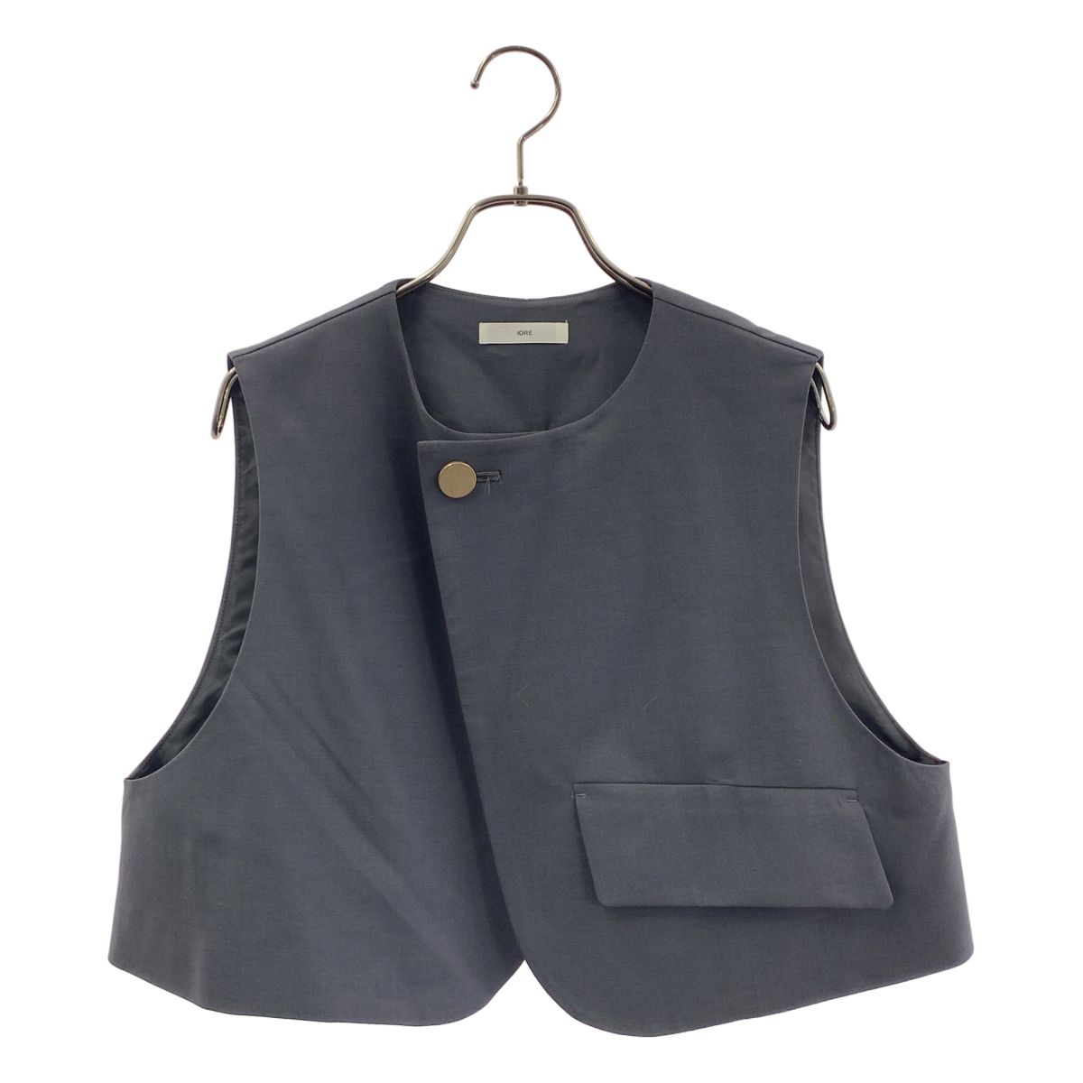 【美品】 None / | 2025SS | IORE / イオレ ウール混 リベルテ ベスト ジレ | F | チャコールグレー | レディース