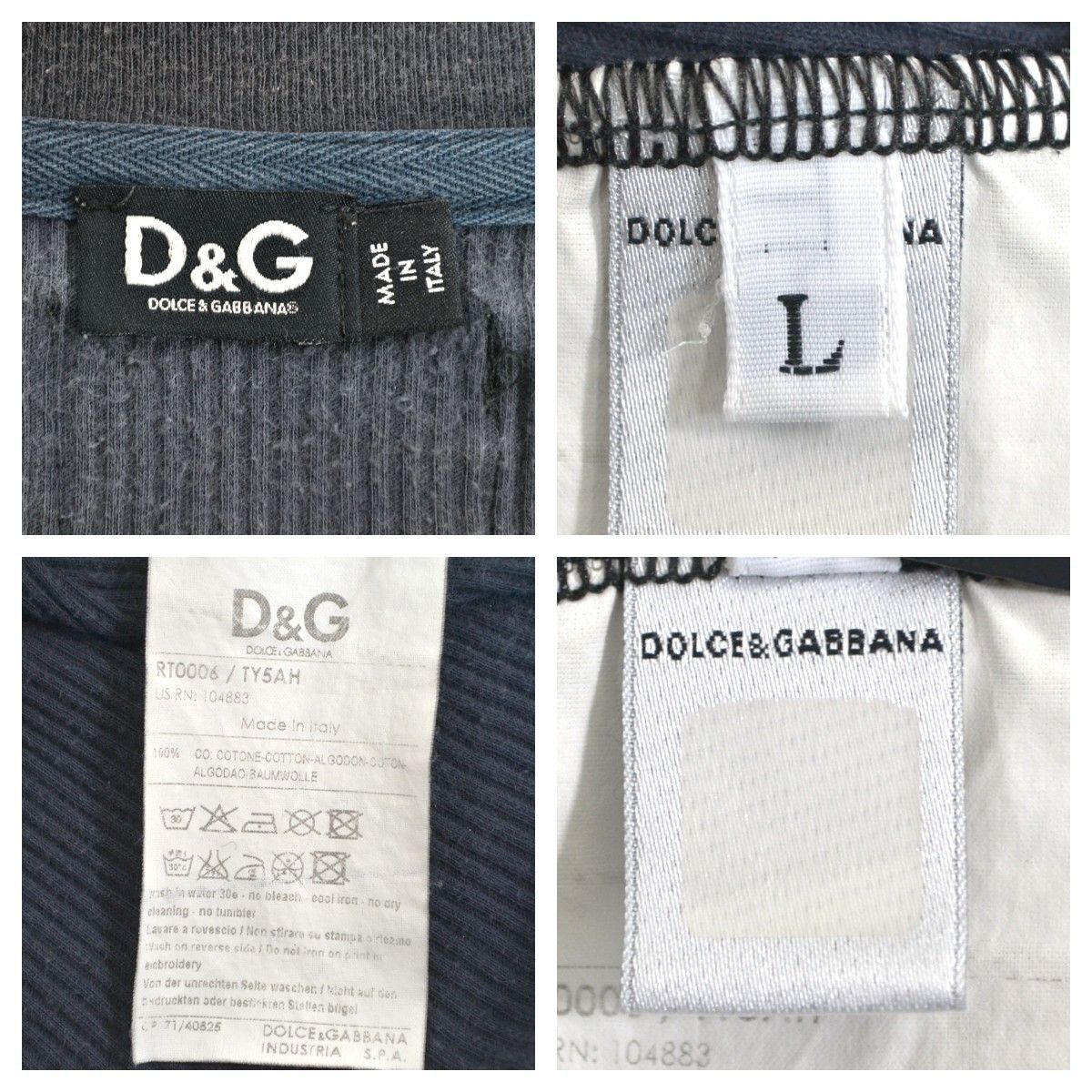 希少アーカイブ】Dolce & Gabbanaドルチェ＆ガッバーナ イタリア製 00s