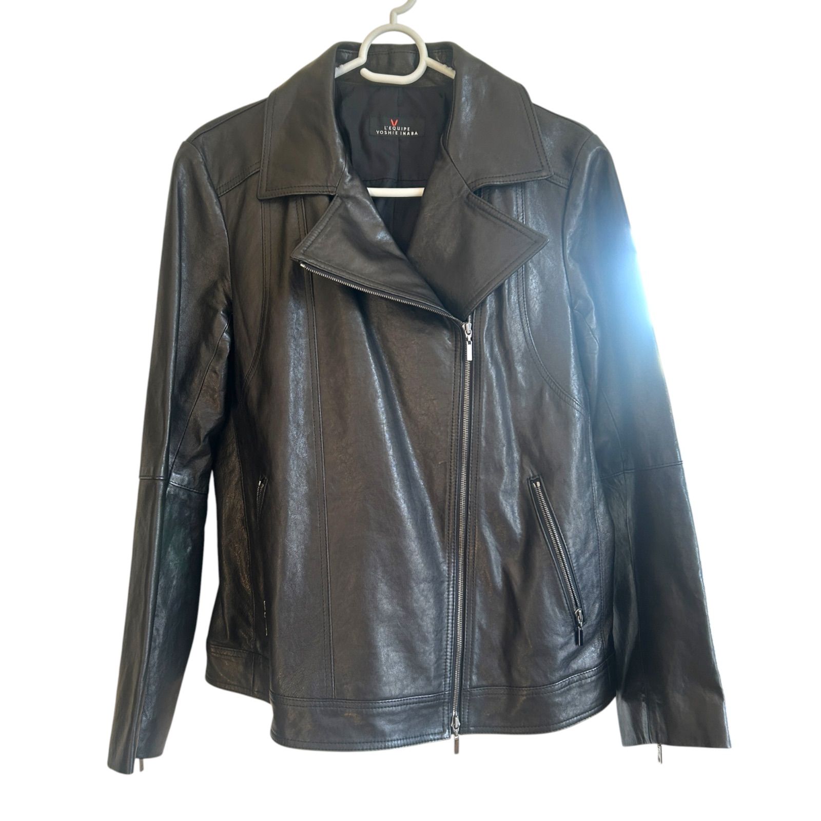 YOSHIEINABA　皮ジャケット L'EQUIPE YOSHIE INABA レキップ ヨシエイナバ レザージャケット