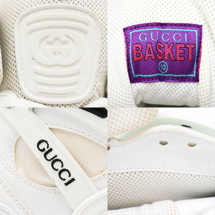 GUCCI グッチ ハイカットスニーカー サイズ 10 メンズ BASKET 