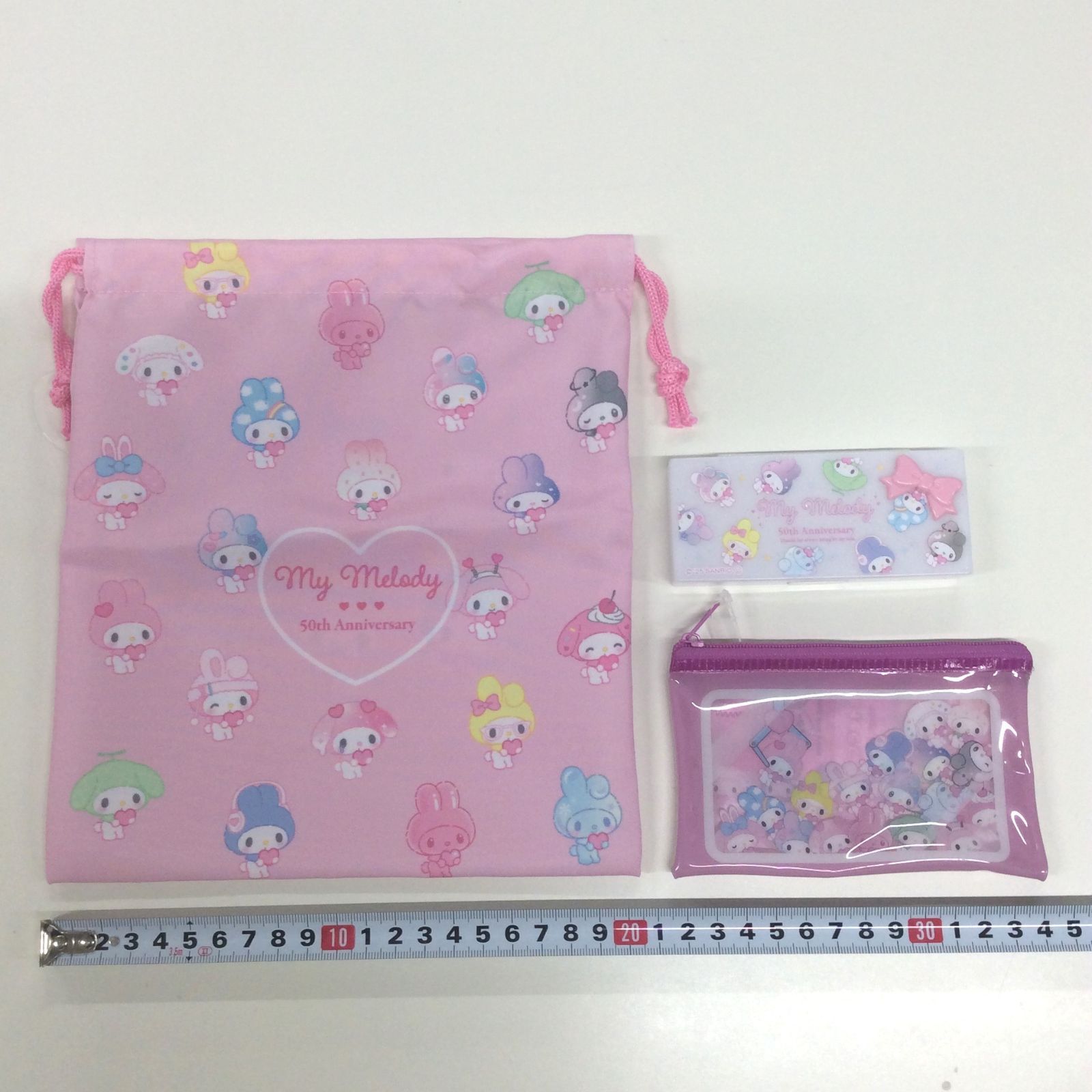 e007【新品・未使用品】マイメロディ 50周年記念 アクセサリーケース 