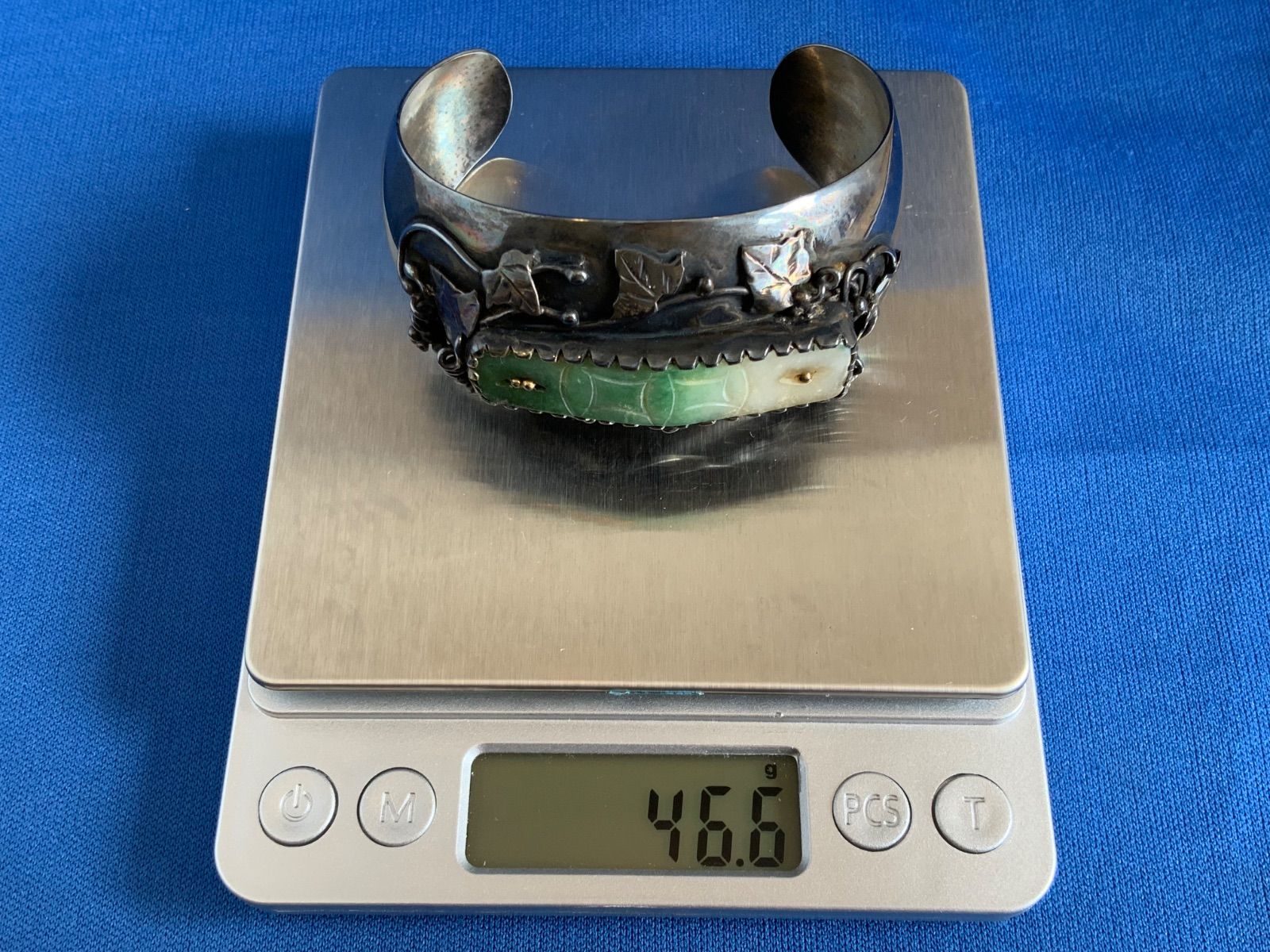 ストーン　シルバー925 バングル