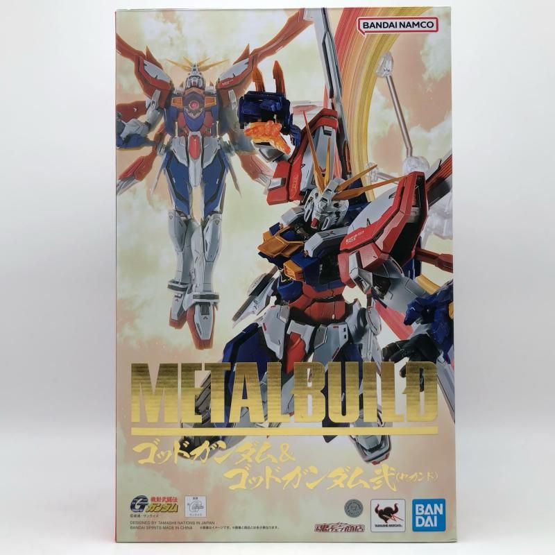 中古】開封 METAL BUILD ゴッドガンダム＆ゴッドガンダム弐（セカンド 
