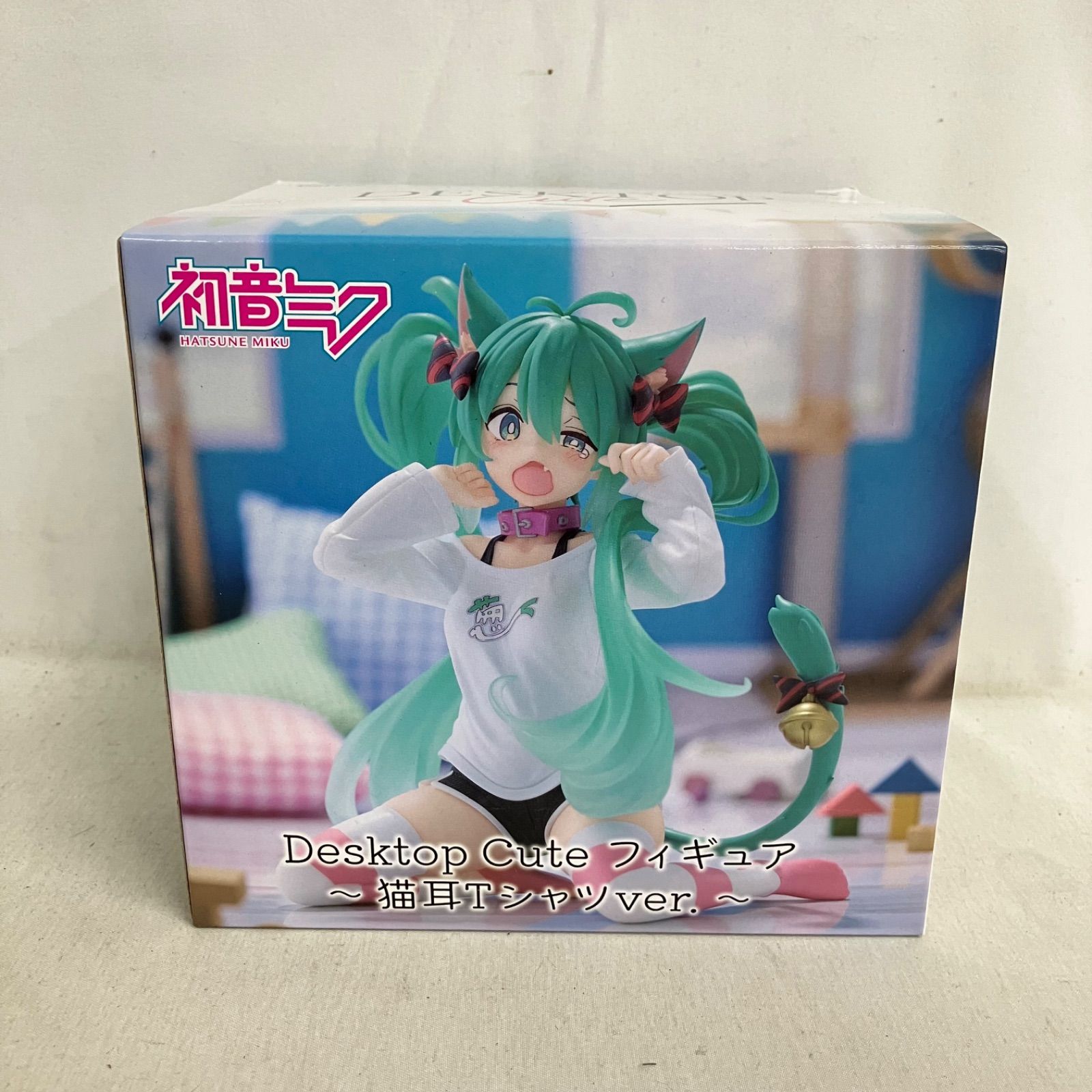 未開封 初音ミク Desktop Cute 猫耳Tシャツver. フィギュア SF4C55 