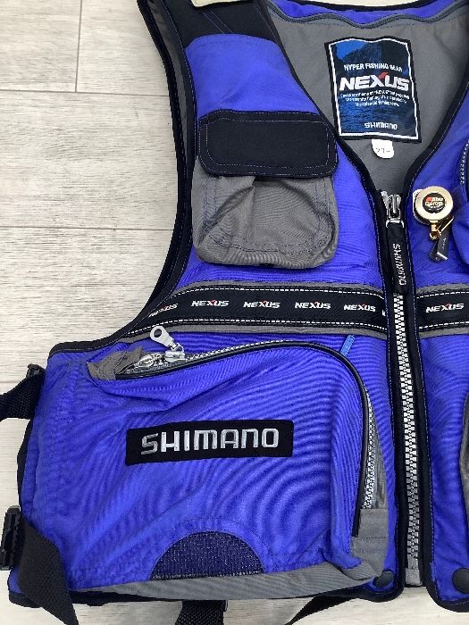 H10 SHIMANO シマノ NEXUS ライフジャケット フリー ベスト ブルー青