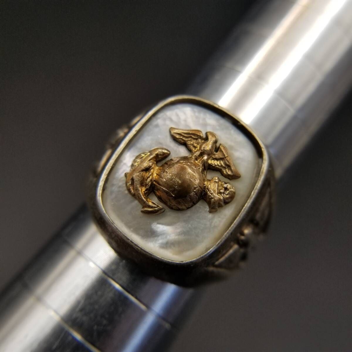 WWII期 Clark & Coombs社製 US Marine Corps 紋章 925 シルバー