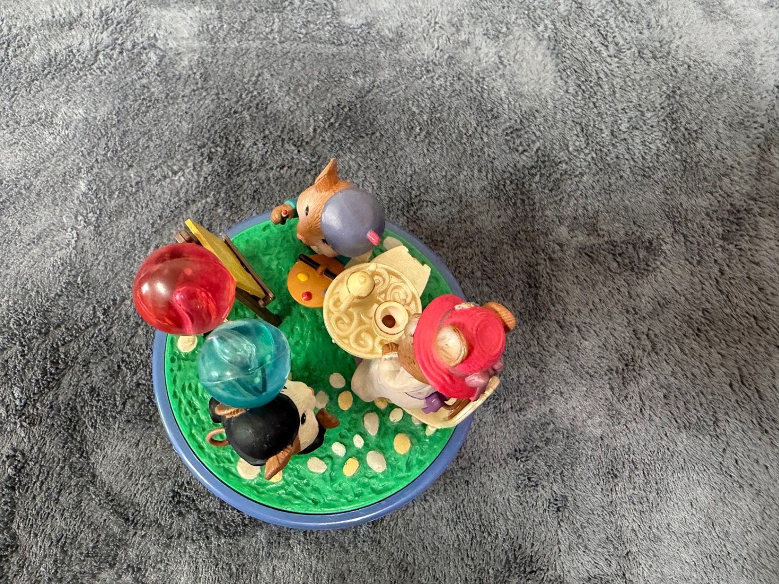 ☆【訳あり】ENESCO パリの絵描き Lustre Fame Musical I LOVE PARIS