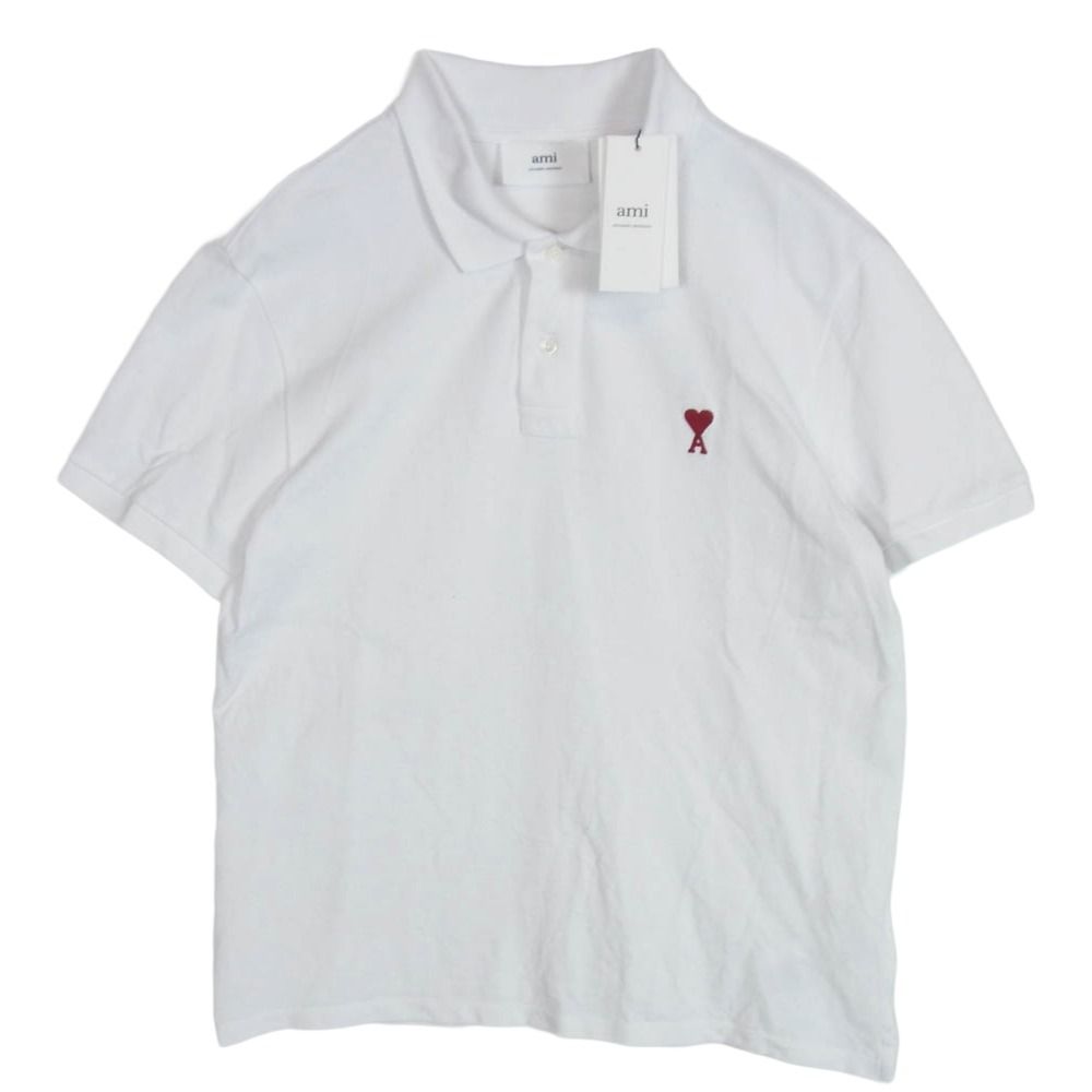 AMI PARIS アミパリス BFUPL001.760 AMI DE COEUR POLO SHIRT ワン 