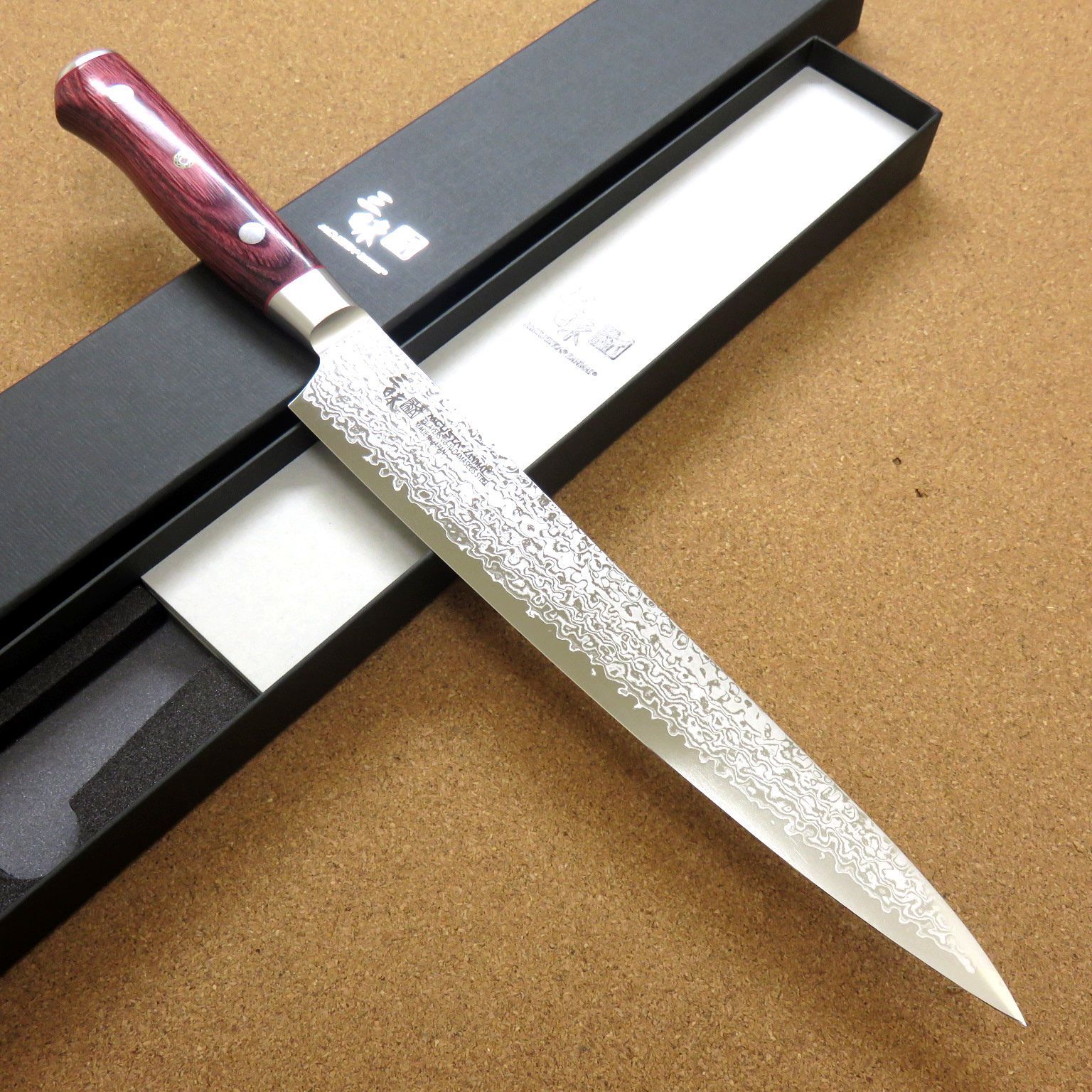 包丁ダマスカス 筋引き包丁 21cm 包丁 筋引包丁 24cm 240mm 三昧