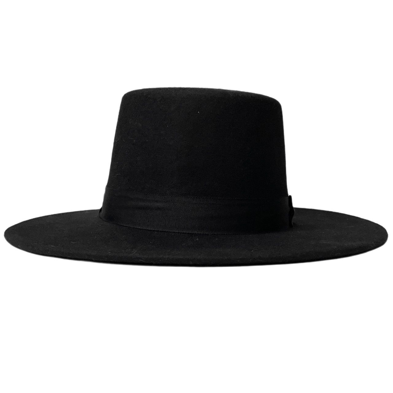 ヨウジヤマモト Yohji Yamamoto +NOIR ウールフェルトハット Yohji Yamamoto POUR HOMME ウールギャバジンフェドラハット
