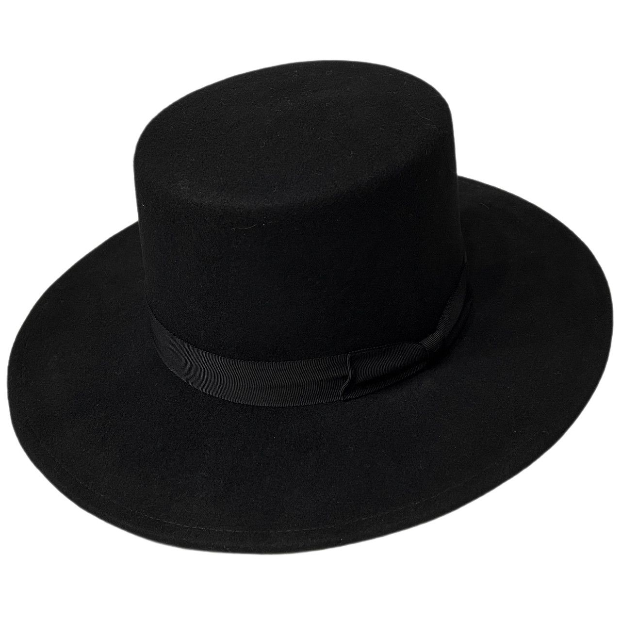 ヨウジヤマモト Yohji Yamamoto +NOIR ウールフェルトハット Yohji Yamamoto POUR HOMME ウールギャバジンフェドラハット