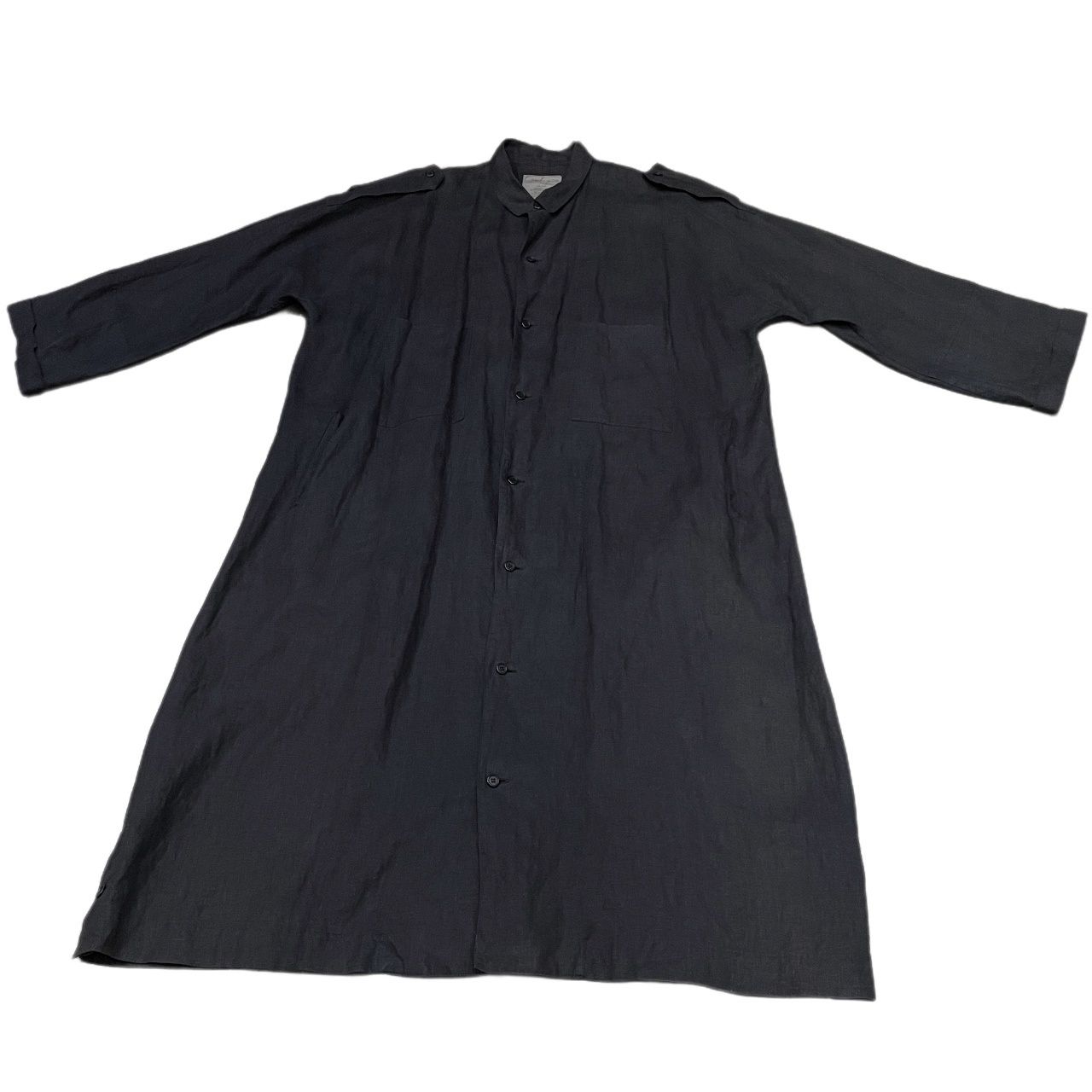 Yohji Yamamoto Pour Homme 85SS リネンポプリンキモノスリーブロング 