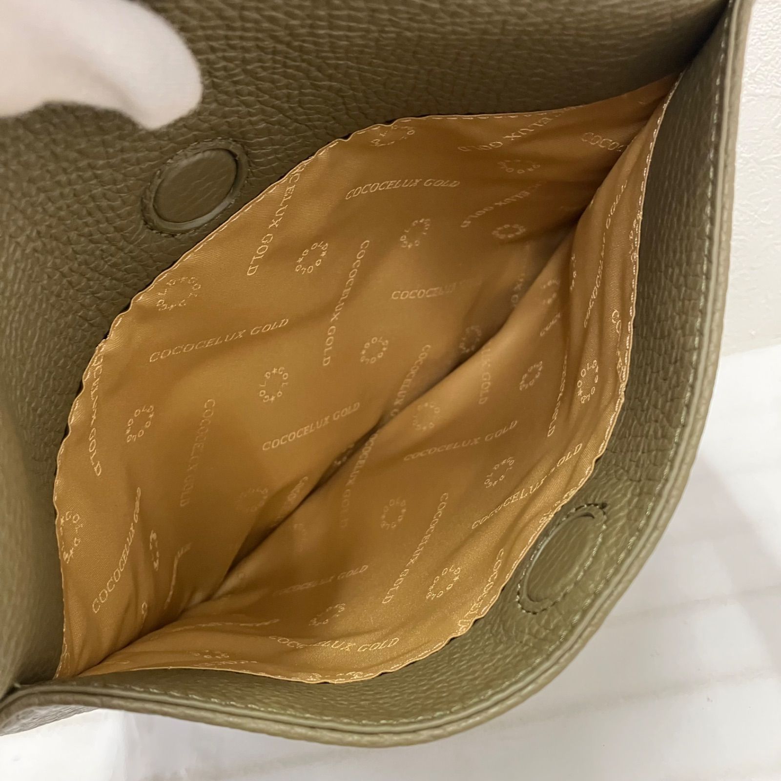 Y2487　美品　COCOCELUX GOLD　2way　205DA0443 COCOCELUX GOLD - Y2487 美品 COCOCELUX GOLD 2way 205DA0443の通販 by
