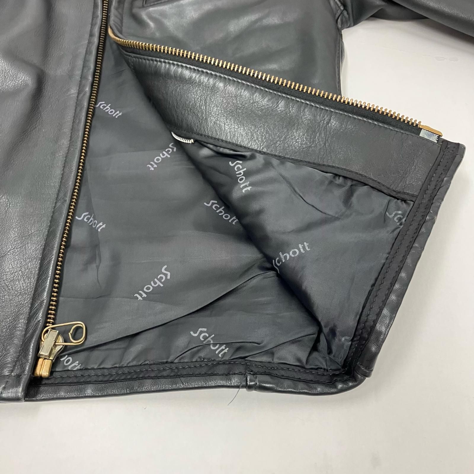 イオン広店】 中古 schott | ショット レザー ライナー欠品 AT101