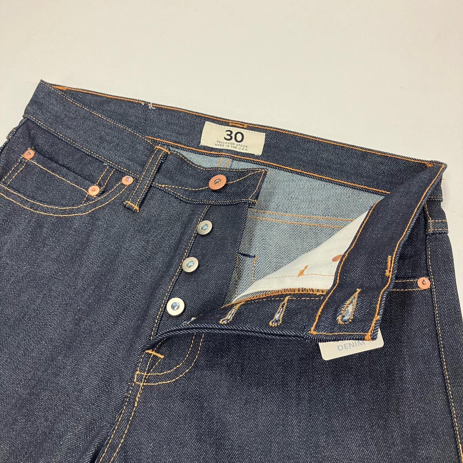 【イオン広店】 中古 TELLASON | テラソン デニムパンツ 14oz CONE DENIM NON-SELVAGE 5 POCKET PANTS インディゴ 【107】 イオン広店】 中古 TELLASON | テラソン デニムパンツ 14oz CONE DENIM