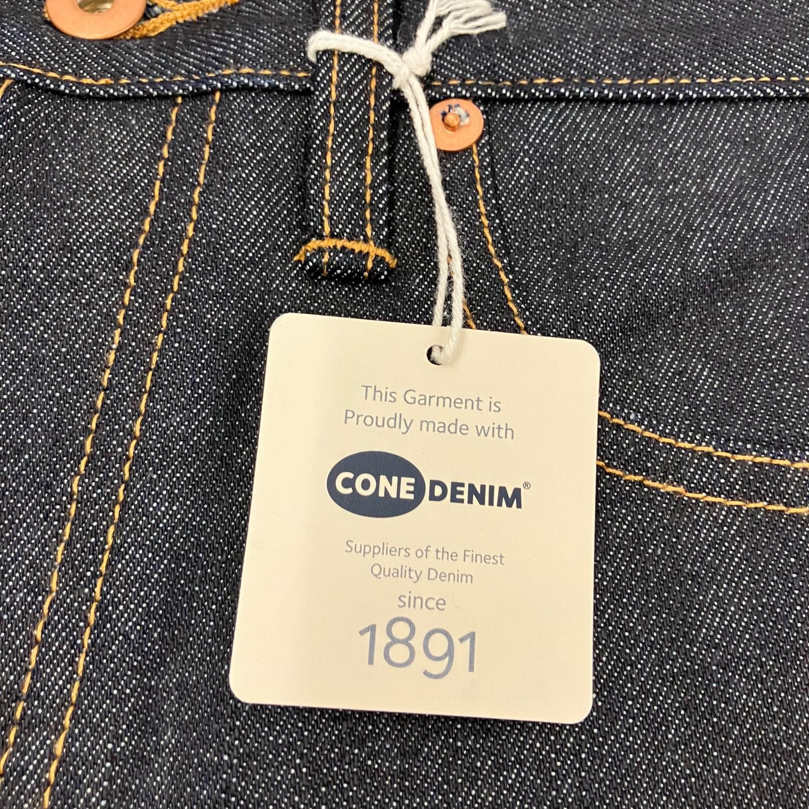 【イオン広店】 中古 TELLASON | テラソン デニムパンツ 14oz CONE DENIM NON-SELVAGE 5 POCKET PANTS インディゴ 【107】 イオン広店】 中古 TELLASON | テラソン デニムパンツ 14oz CONE DENIM