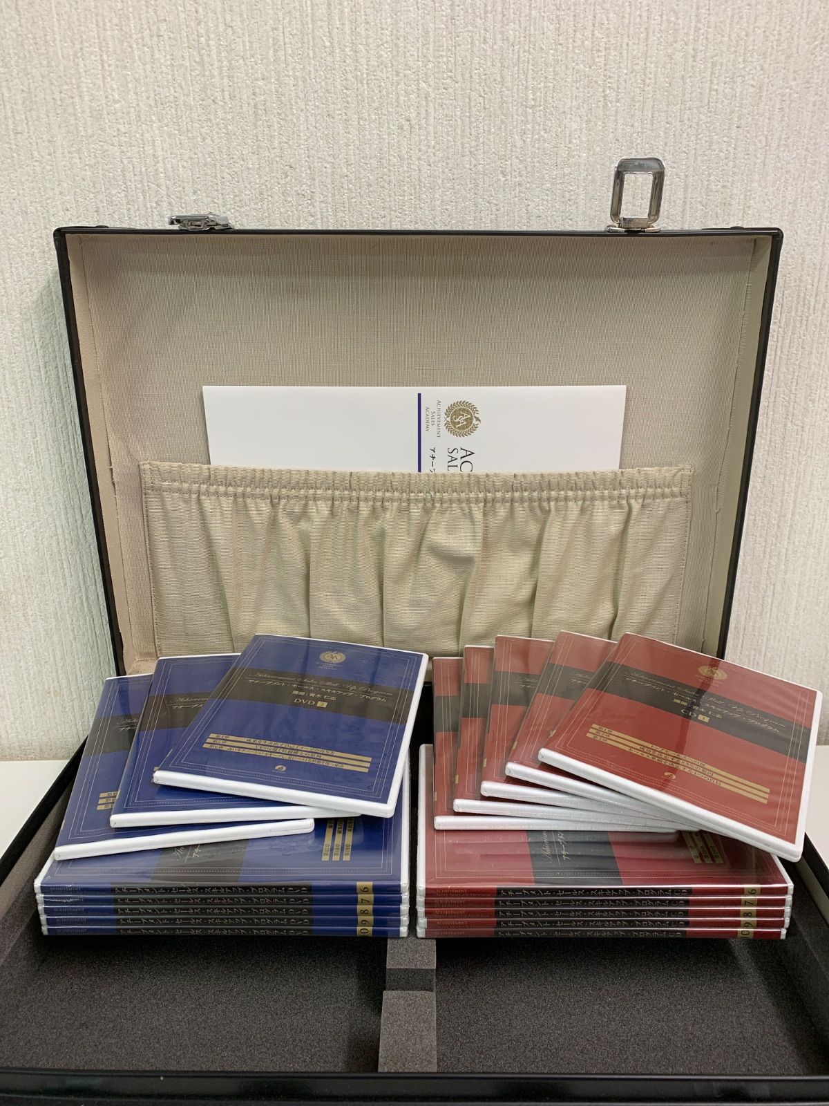 アチーブメント　セールススキルアッププログラム　CD/DVD/テキスト［未使用］ 新品、未開封,アチーブメントセールススキルアップ、トップセールス