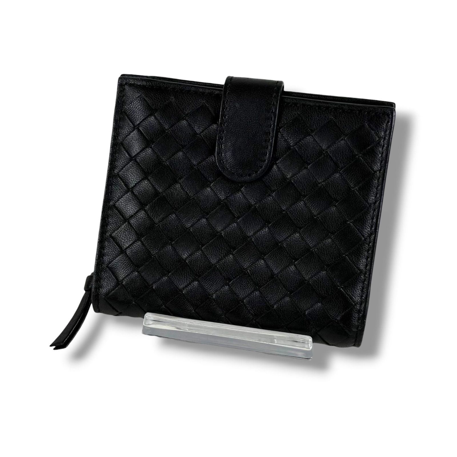 ボッテガヴェネタ BOTTEGA VENETA イントレチャートレザー コンパクト