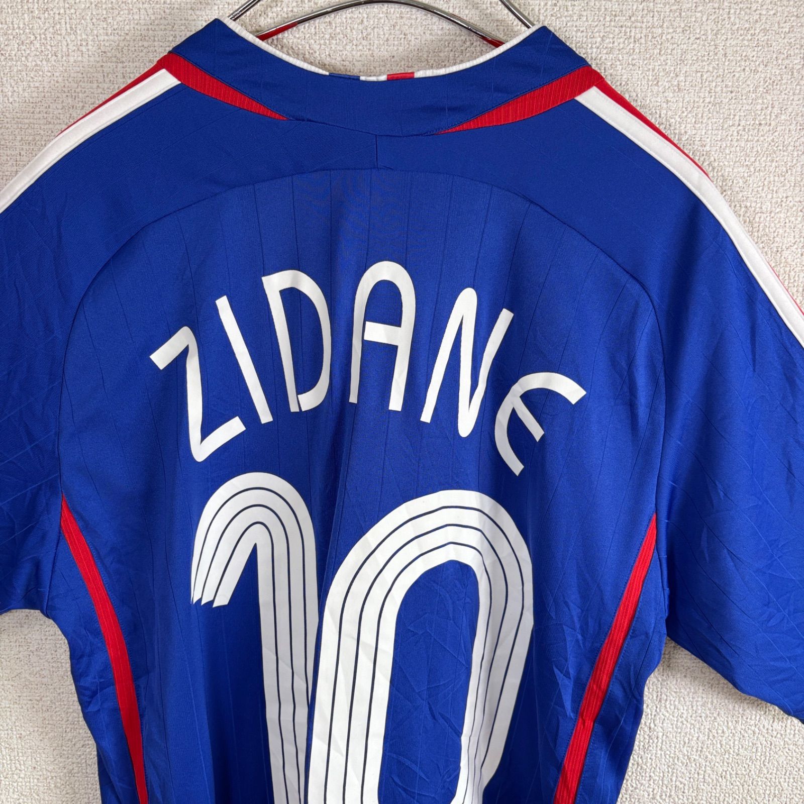 adidas フランス代表 ジダン ZIDANE 10番 ユニフォーム ゲームシャツ