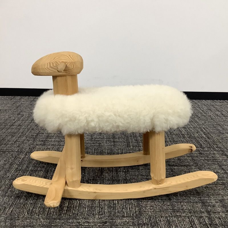 中古 ロッキングチェア キッズ Puu ja puu プーヤプー 木製 羊 子供用