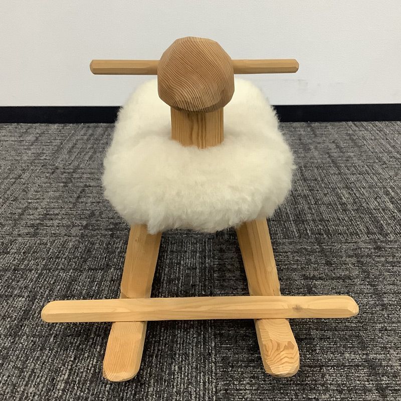 中古 ロッキングチェア キッズ Puu ja puu プーヤプー 木製 羊 子供用