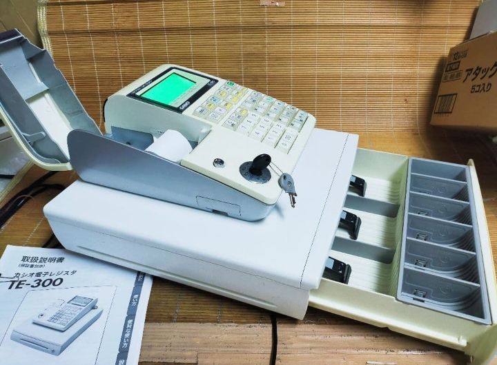カシオレジスター TE-300 フル設定無料 送料無料人気機種 265555