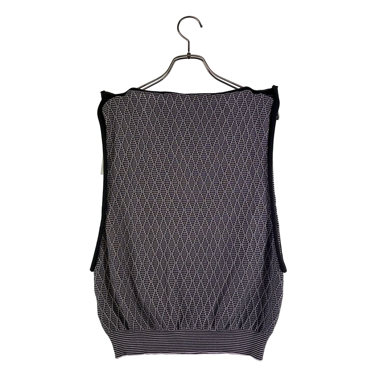 PERVERZE / Line Neck Knit Vest ベスト 新品】 PERVERZE / パーバーズ | Line Neck Knit Vest ニット ベスト