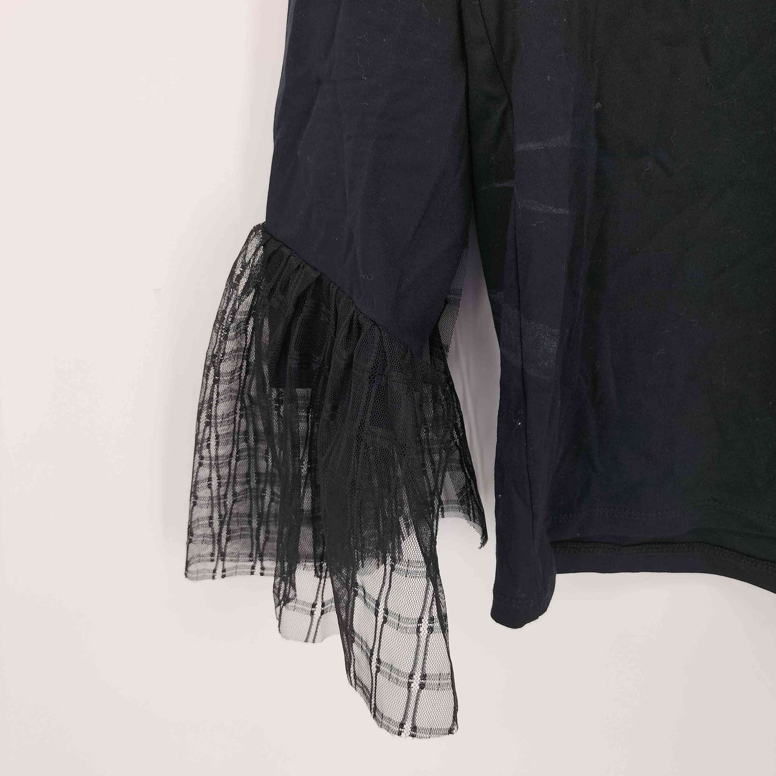 BEARDSLEY(ビアズリー) 25SS チェックチュールスリーブTシャツ BEARDSLEY - BEARDSLEY(ビアズリー) 25SS チェックチュールスリーブT