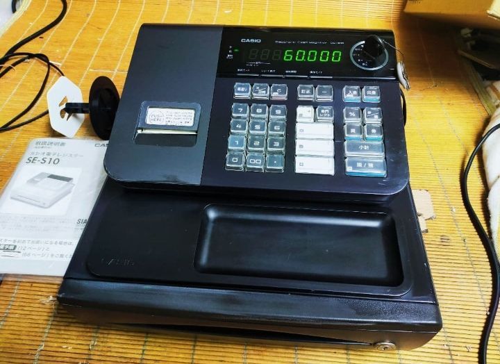 CASIO 電子レジスター SE-S10 ブラック SE-S10-BK レジスター 1台 カシオ計算機 【通販モノタロウ】