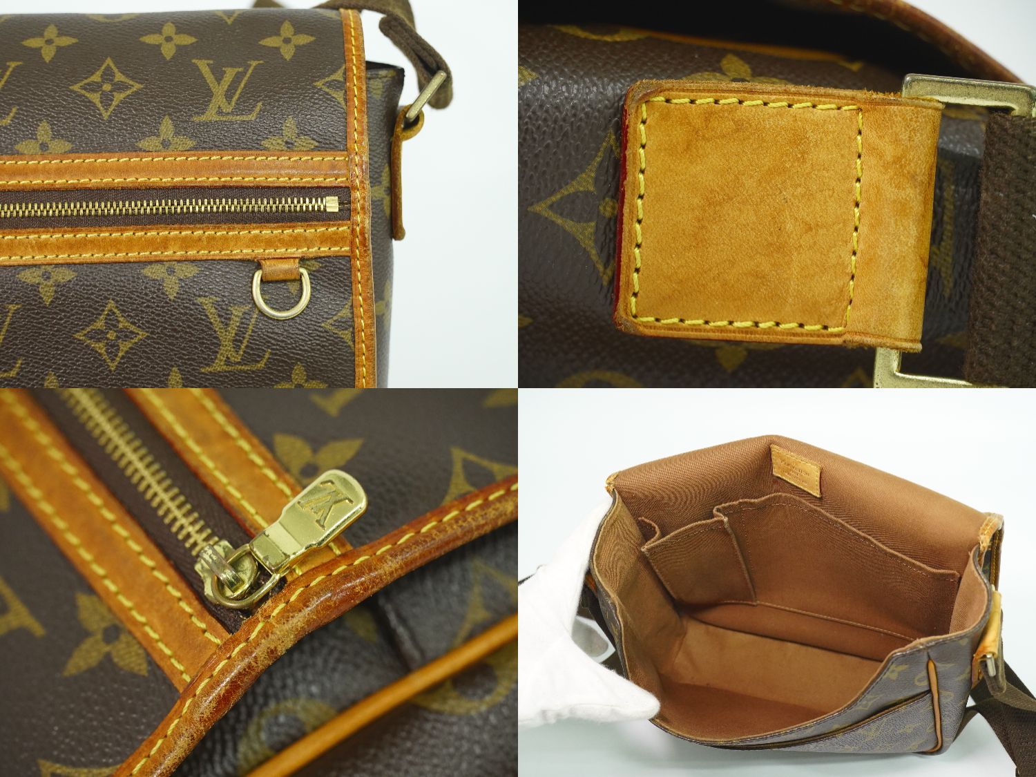 本物 ルイヴィトン LOUIS VUITTON LV メッセンジャー ボスフォール PM モノグラム ショルダーバッグ ポシェット ブラウン M40106 ビトン バッグ 中古 本物 ルイヴィトン LOUIS VUITTON LV メッセンジャー ボスフォール PM