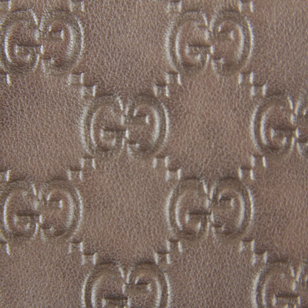 美品『USED』 GUCCI グッチ 箱有 145754・0416 二つ折り財布 シマレザー ブラウン【中古】 GUCCI - 美品『USED』 GUCCI グッチ 箱有 145754・0416 二つ折り財布
