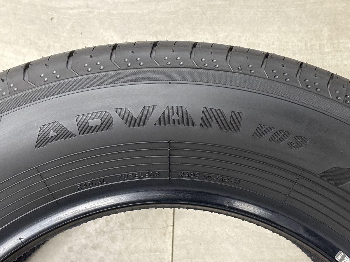 【新車外し】2024年製 YOKOHAMA ADVAN V03 225/65R17 17インチ 4本 バリ溝 40アルファード 40ヴェルファイア CR-V ハリアー等　(STB022) アルファード TOYOTA トヨタ 40 Z 純正 オプション 17インチ 新車外し