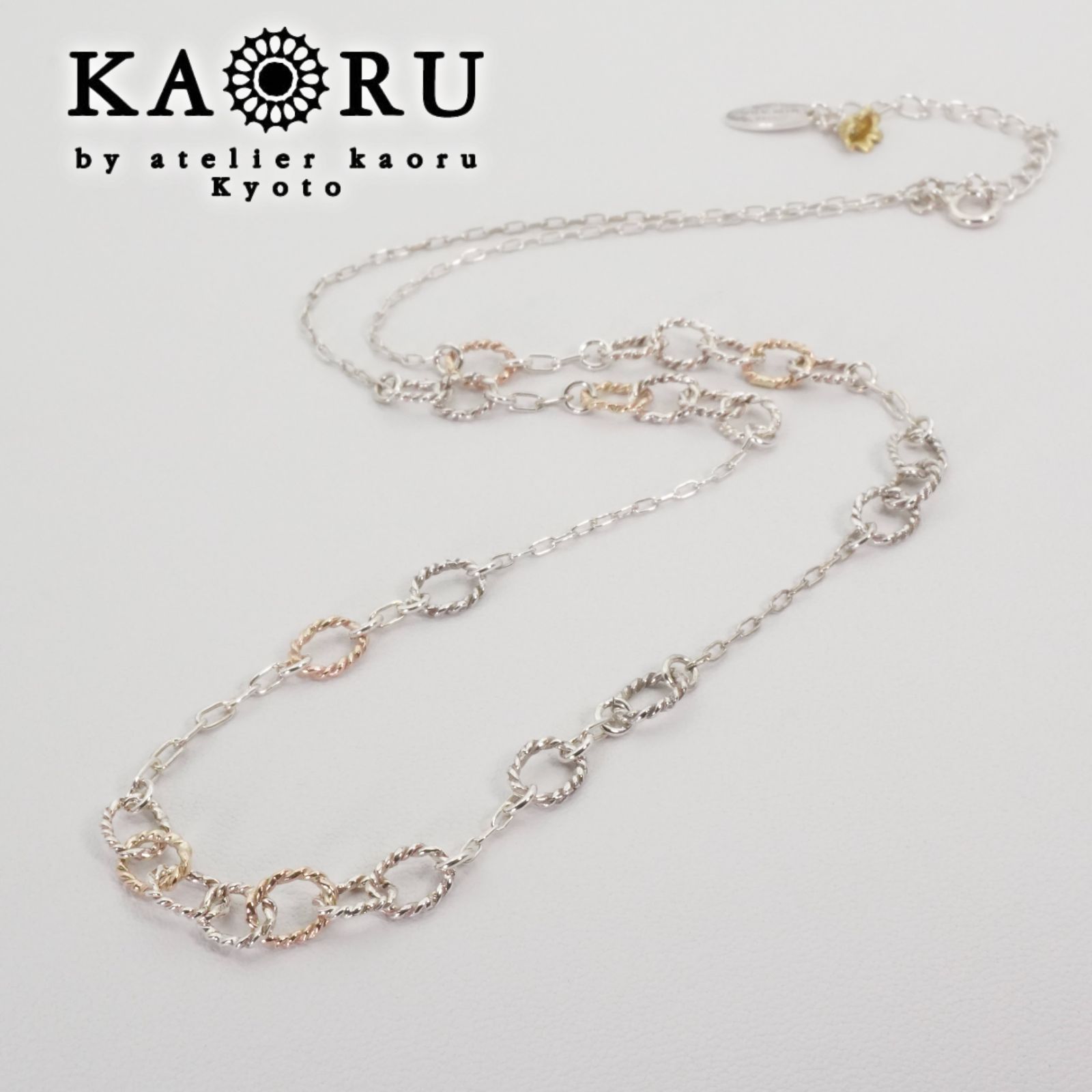 アトリエカオル シルバー×ゴールド ネックレス KAORU /25-3432 - メルカリ