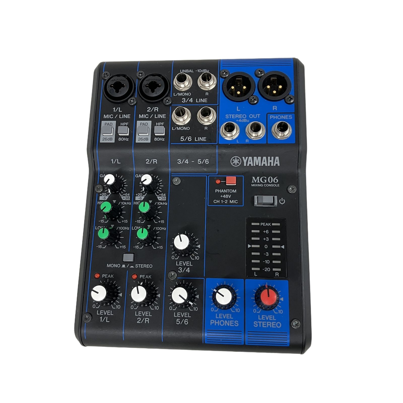 YAMAHA MG06 6チャンネル アナログミキサー 音響機材 ジャンク