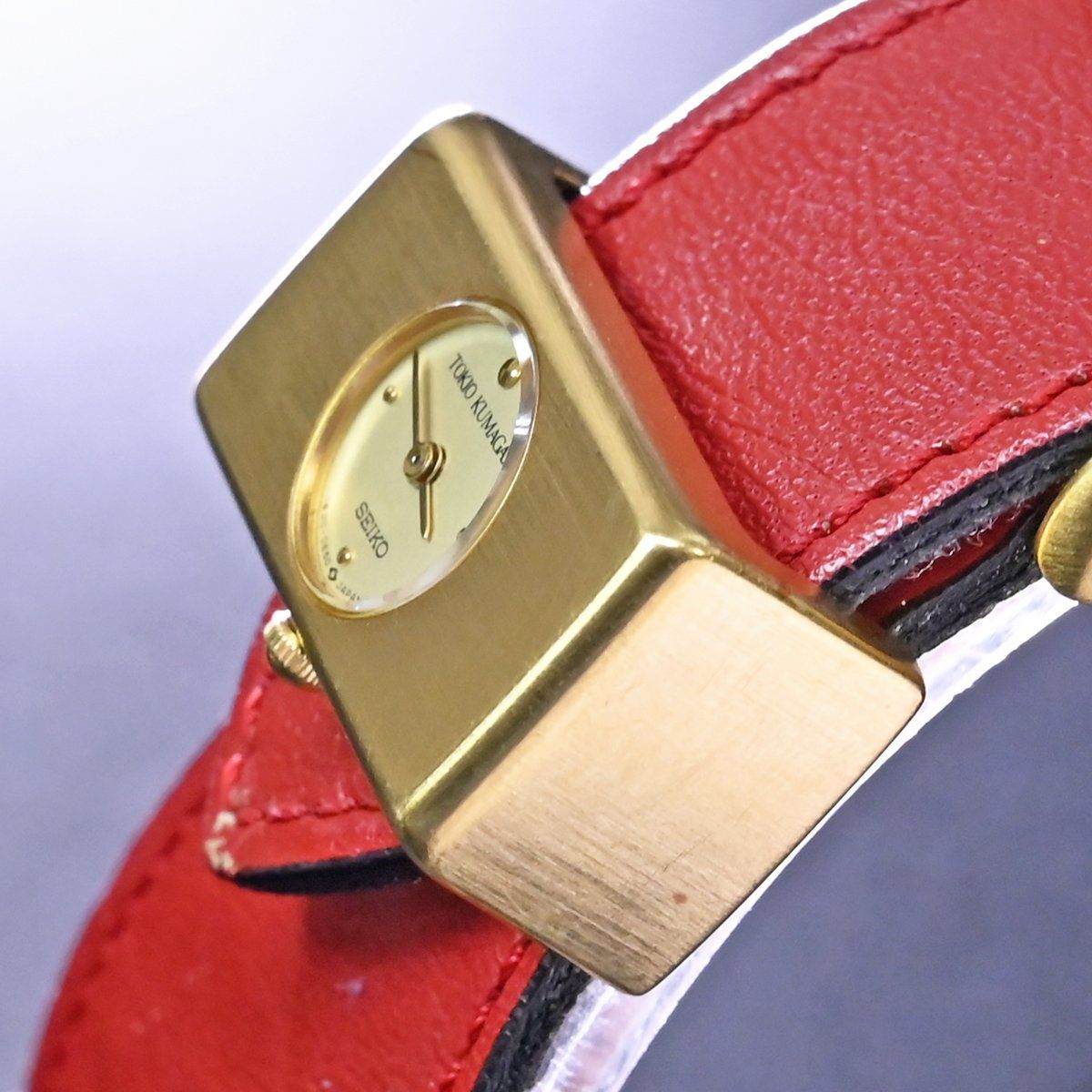 TOKIO KUMAGAI トキオクマガイ セイコー腕時計　 希少ケース付き 美品】SEIKO セイコー TOKIO KUMAGAI トキオクマガイ 熊谷登喜夫 1E20