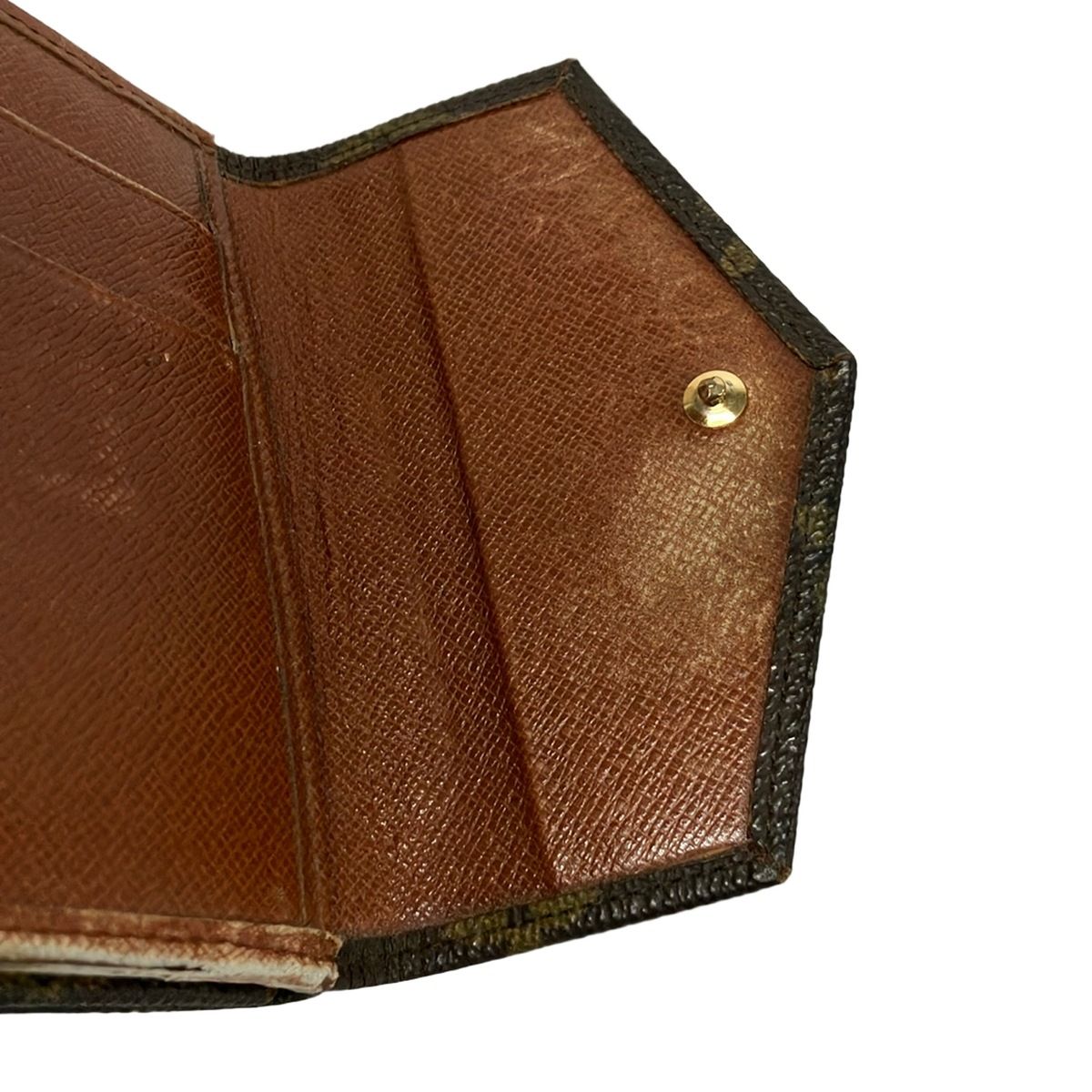 LOUIS VUITTON(ルイヴィトン) Wホック財布 モノグラム ポルトモネビエ