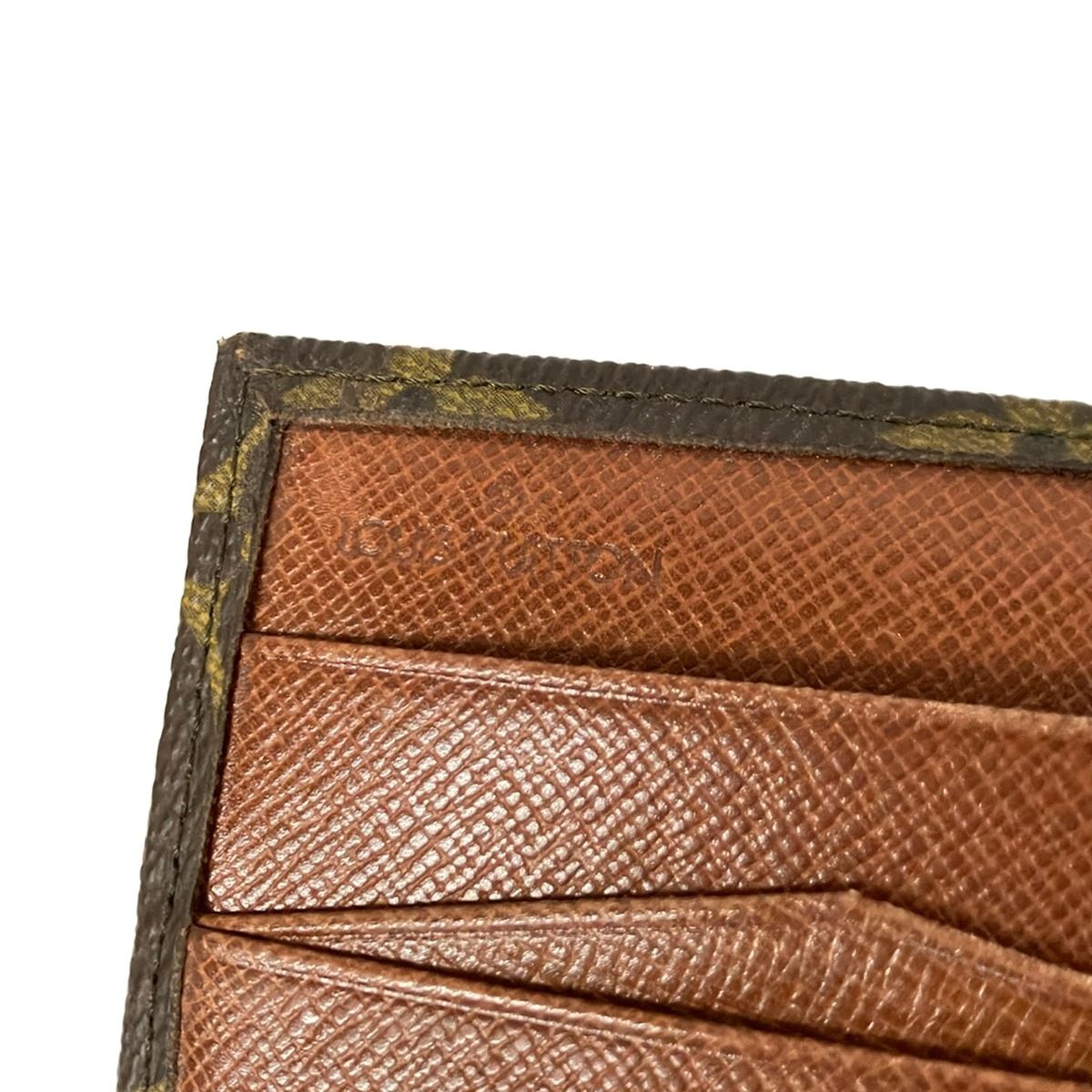 LOUIS VUITTON(ルイヴィトン) Wホック財布 モノグラム ポルトモネビエ