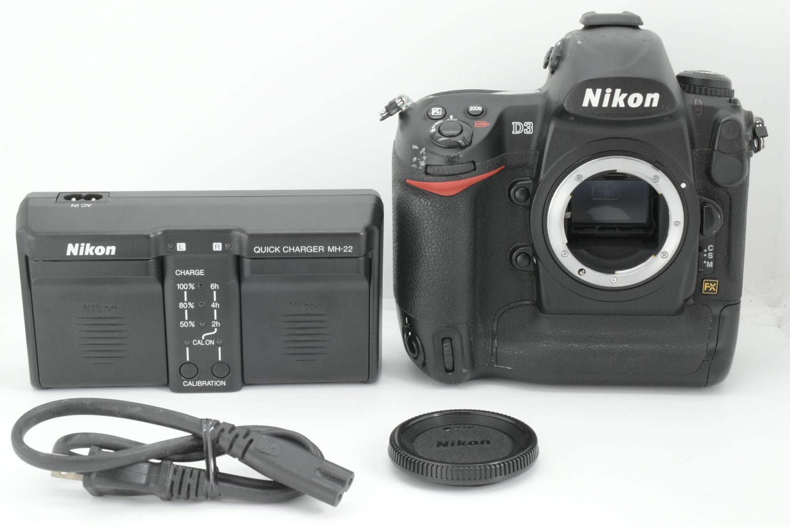 美品】シャッターカウント 86,494回 Nikon D3 12.1MP Digital SLR FX