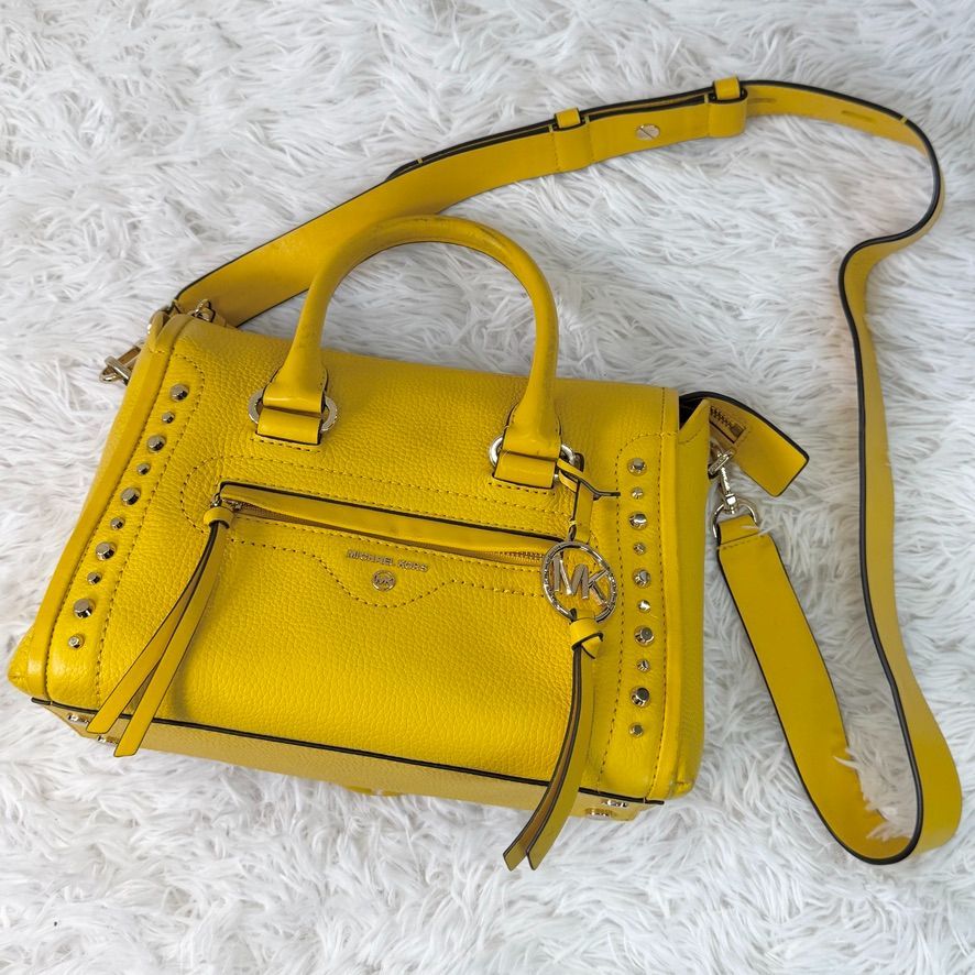 マイケルコース  ハンドバッグ イエロー  Michael Kors ショルダーバッグ MICHAEL KORS マイケルコース ハンドバッグ イエロー｜Yahoo!フリマ