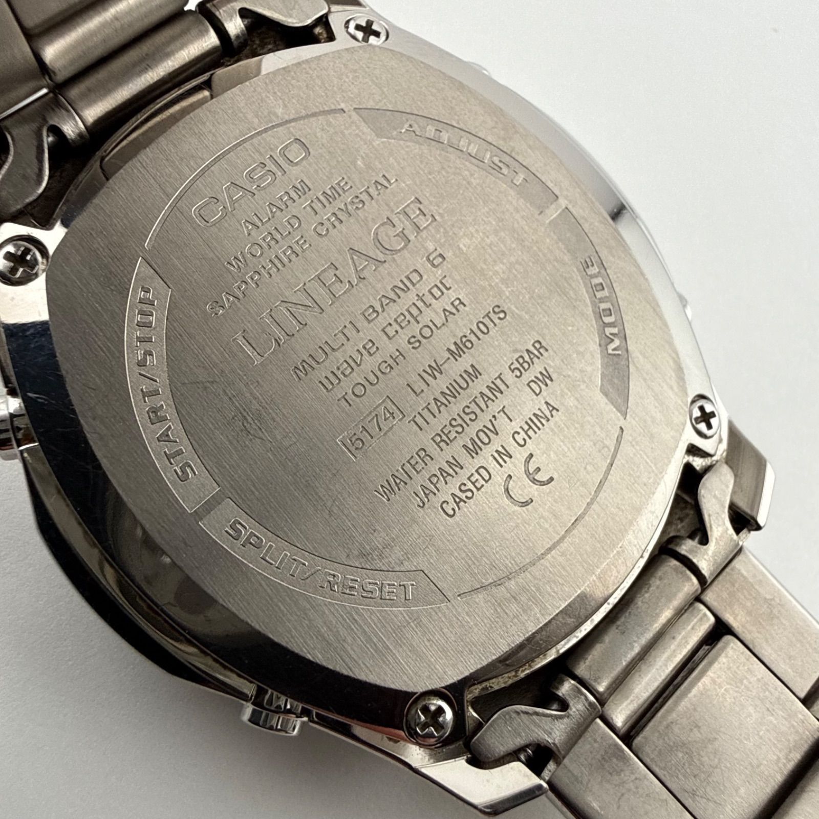 CASIO カシオ LINEAGE リニエージ LIW-M610TS 5174 メンズ 腕時計 電波 