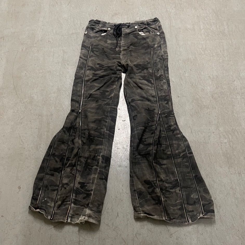 Rosen Kreuz ローゼンクロイツ ZIP WIDE BAGGY PANTS ジップ ワイド