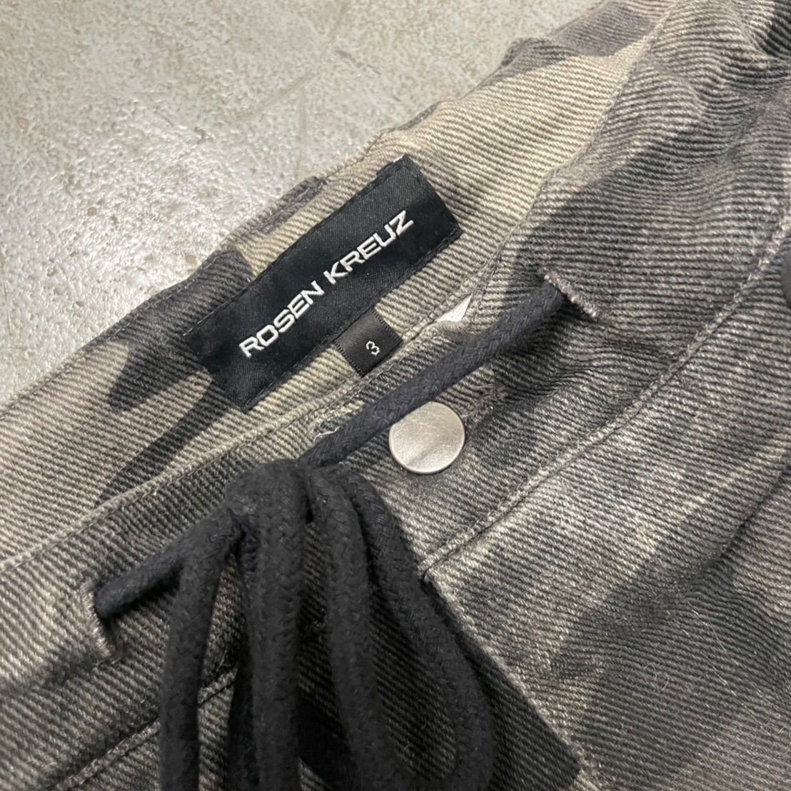Rosen Kreuz ローゼンクロイツ ZIP WIDE BAGGY PANTS ジップ ワイド